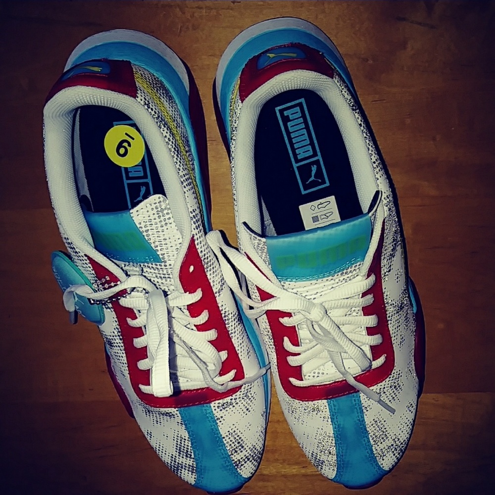 Puma Men's 9.5 D Soft Foam Athletic Shoes - Picture 5 of 6